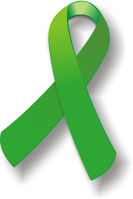 Organ donation awareness ribbon